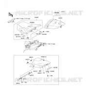 POSTO A SEDERE per Kawasaki Z1000 2006
