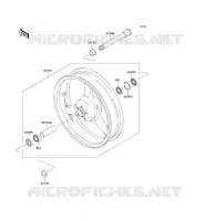 RUOTA ANTERIORE per Kawasaki Z1000 2006
