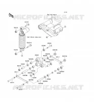 SOSPENSIONE POSTERIORE per Kawasaki Z1000 2006