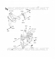 SUPPORTO DEL MOTORE per Kawasaki Z1000 2006