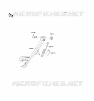 SUPPORTO per Kawasaki Z1000 2006