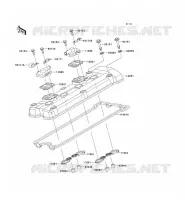 TESTATA COPERTURA per Kawasaki Z1000 2006