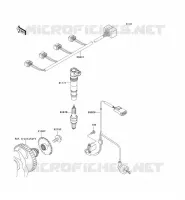 ACCENSIONE per Kawasaki Z1000 2007