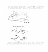 ADESIVO(ORANGE) per Kawasaki Z1000 2007