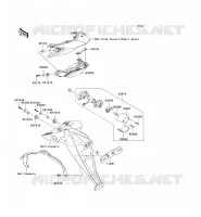 FANALE POSTERIORE(S) per Kawasaki Z1000 2007
