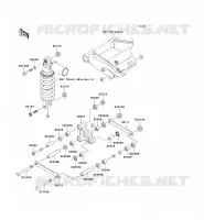 SOSPENSIONE per Kawasaki Z1000 2007