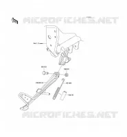 SUPPORTO per Kawasaki Z1000 2007