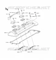 TESTATA COPERTURA per Kawasaki Z1000 2007