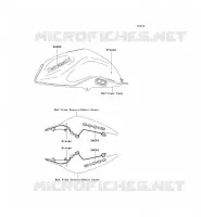 ADESIVO(ORANGE) per Kawasaki Z1000 2007