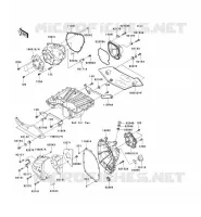 Coperchi motore per Kawasaki Z1000 2007