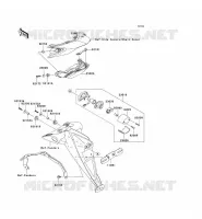 FANALE POSTERIORE(S) per Kawasaki Z1000 2007