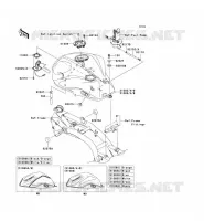 SERBATOIO DI CARBURANTE per Kawasaki Z1000 2007