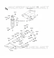 SOSPENSIONE per Kawasaki Z1000 2007
