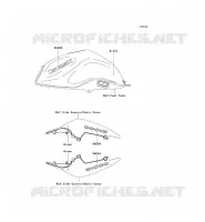 ADESIVO(GREEN) per Kawasaki Z1000 2008
