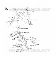PARAFANGO per Kawasaki Z1000 2008