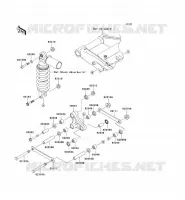 SOSPENSIONE per Kawasaki Z1000 2008