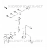 ACCENSIONE per Kawasaki Z1000 2009