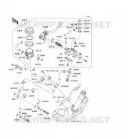 ANTERIORE POMPA per Kawasaki Z1000 2009