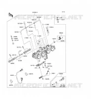 CARBURATORE per Kawasaki Z1000 2009