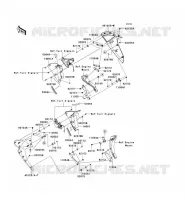 LOWER CUFFIA per Kawasaki Z1000 2009