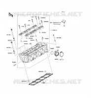 TESTATA per Kawasaki Z1000 2009