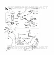 ANTERIORE POMPA per Kawasaki Z1000 ABS 2007