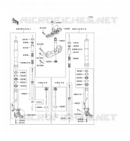 FORCELLA per Kawasaki Z1000 ABS 2007