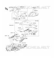 POSTO A SEDERE per Kawasaki Z1000 ABS 2007