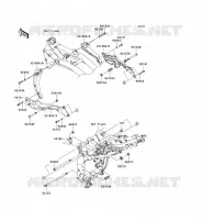 SUPPORTO DEL MOTORE per Kawasaki Z1000 ABS 2007