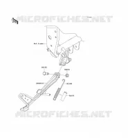 SUPPORTO per Kawasaki Z1000 ABS 2007