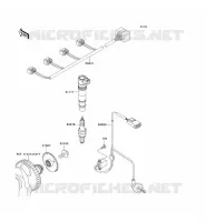 ACCENSIONE per Kawasaki Z1000 ABS 2008
