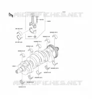 ALBERO MOTORE per Kawasaki Z1000 ABS 2008