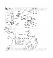 ANTERIORE POMPA per Kawasaki Z1000 ABS 2008