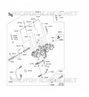 CARBURATORE per Kawasaki Z1000 ABS 2008