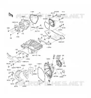 Coperchi motore per Kawasaki Z1000 ABS 2008