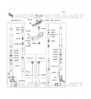 FORCELLA per Kawasaki Z1000 ABS 2008