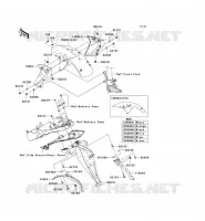 PARAFANGO per Kawasaki Z1000 ABS 2008