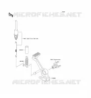 PEDALE DEL FRENO per Kawasaki Z1000 ABS 2008
