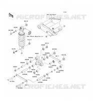 SOSPENSIONE per Kawasaki Z1000 ABS 2008