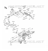 SUPPORTO DEL MOTORE per Kawasaki Z1000 ABS 2008
