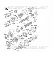 TRASMISSIONE per Kawasaki Z1000 ABS 2008