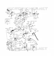 CUFFIA(CENTRALE) per Kawasaki Z1000 ABS 2015