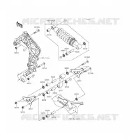 SOSPENSIONI   AMMORTIZZATORE per Kawasaki Z1000 ABS 2015