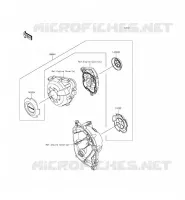 ACCESSORIO(COUVRE COMPTEUR) per Kawasaki Z1000 ABS 2015