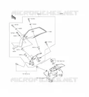 ACCESSORIO(COUVRE COMPTEUR) per Kawasaki Z1000 ABS 2015