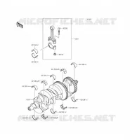 ALBERO MOTORE per Kawasaki Z1000 ABS 2015