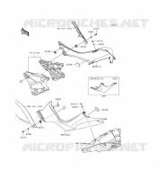 CUFFIA SIDE per Kawasaki Z1000 ABS 2015