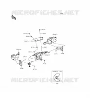 CUFFIA(SUPERIEUR) per Kawasaki Z1000 ABS 2015