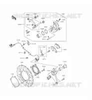 FRENO POSTERIORE per Kawasaki Z1000 ABS 2015