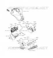 FUEL EVAPORAZIONE SISTEMA(CA) per Kawasaki Z1000 ABS 2015